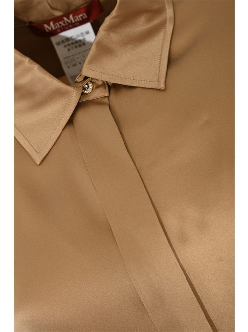 Camicia classica Xero in raso di seta MAX MARA STUDIO | 2526116012600091